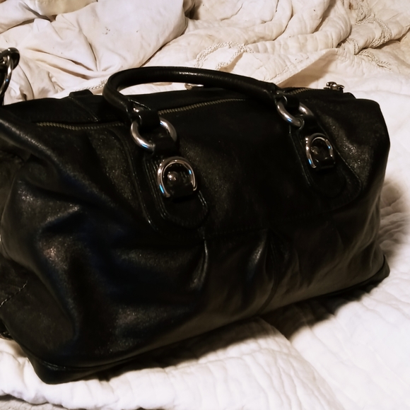 Coach black leather new without tags bag - Picture 5 of 15